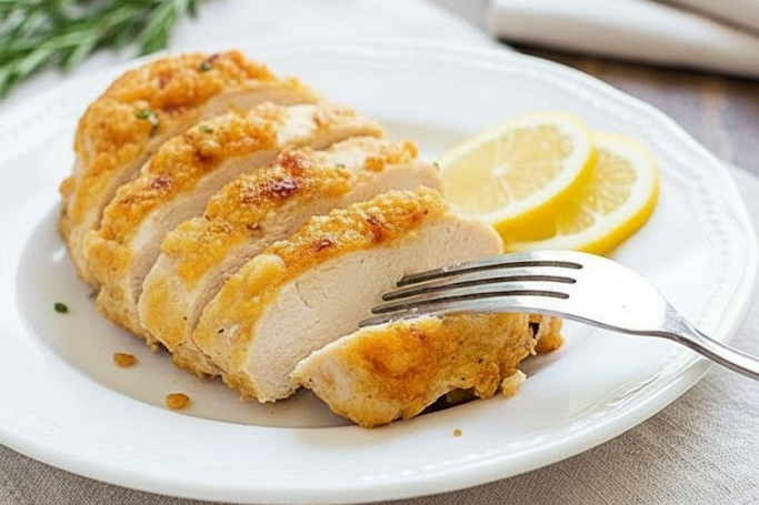 parmezános csirkemell
